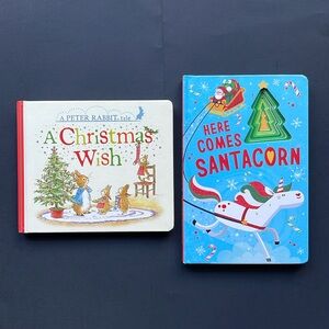 Set of 2 Christmas board books